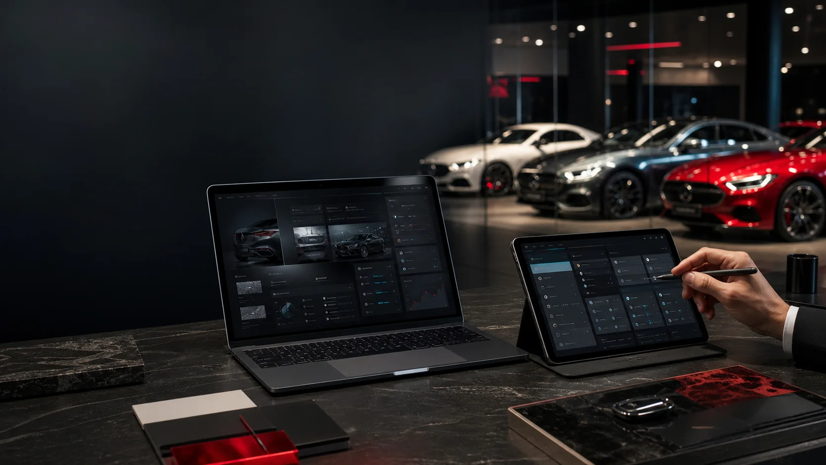 Tampilan platform website otomotif TemanSales